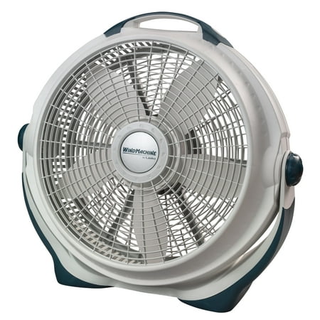 Lasko 23" Pivoting 3-Speed Wind Machine Air Circulator Floor Fan, Gray, 3300, New