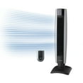 thumbnail image 1 of Lasko 34" Oscillating 3-Speed Remote Control Tower Fan with Timer, Black, 2711, 1 of 12
