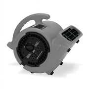 Lasko 3-Speed Super Fan Max Air Mover Floor Fan with Outlets, SF-20-G, Gray