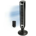 thumbnail image 1 of Lasko 36" 3-Speed Oscillating Tower Fan with Night Mode and Remote Control, Black, T36205, 1 of 12