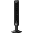 thumbnail interactive-video image 1 of Lasko 36-in. 4-Speed Oscillating Tower Fan with Timer and Remote Control, Black, 1 of 8