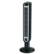 Lasko 36" Oscillating 3-Speed Tower Fan and Ionizer with Remote, Black, 2505, New