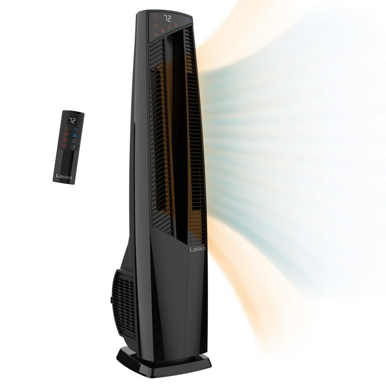 Lasko Hybrid Duo Comfort Oscillating Portable High Velocity Fan and Ceramic Space Heater with Remote, FHV801, Black - Walmart.com Lasko Hybrid Duo Comfort Oscillating Portable High Velocity Fan and Ceramic Space Heater with Remote, FHV801, Black - Walmart.com