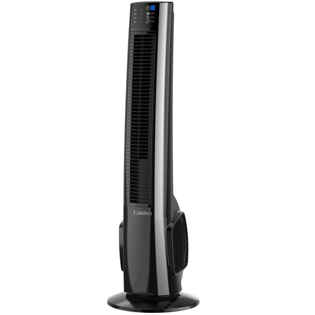 Lasko 38" High Hybrid Tower Fan with Remote Control, T38415, Black
