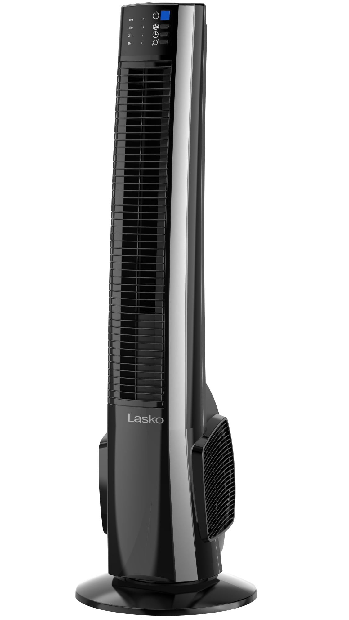 Lasko 38" Hybrid Tower Fan with Remote Control, T38415, Black/Silver