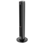 Lasko FH610 Black 1500W 3 Speed, Oscillating, Remote Tower Fan and Ceramic Space Heater