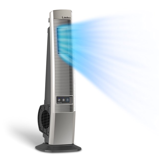 Lasko 42" Outdoor Living Tower Fan for Decks and Patios with 4 Speeds