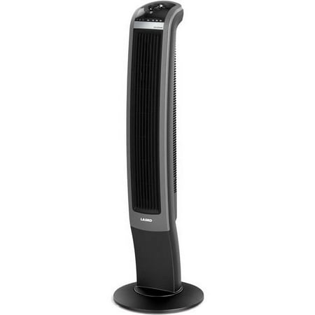 Lasko 42" Wind Curve Tower Fan with Ionizer, Timer and Remote Control, Gray, T42902, New