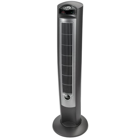 Lasko 42" Wind Curve Tower Fan with Ionizer and Remote Control, Silver, 2551, New