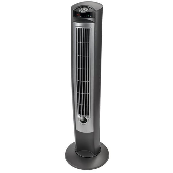 Lasko 42" Wind Curve Tower Fan with Ionizer and Remote Control, Silver, 2551, New