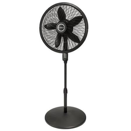 Lasko 54" Cyclone 4-Speed Oscillating Pedestal Fan with Remote Control, Black, S18670, New
