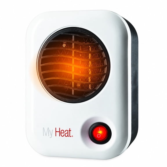 Lasko 200W MyHeat Personal Desk/Tabletop Electric Space Heater with Simple Controls, White, 101