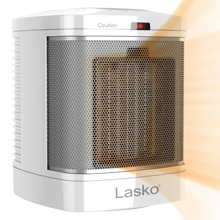 Lasko Ceramic Bathroom Space Heater with Fan - White
