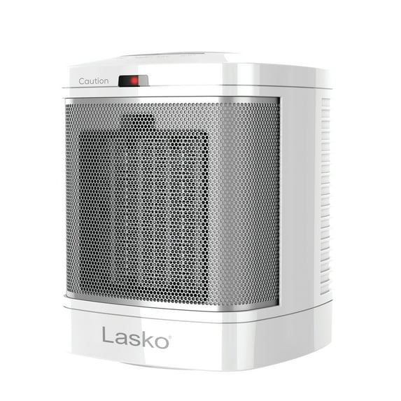 Lasko 8" 1500W Electric Bathroom Space Heater with ALCI Safety Plug and Timer, CD08210