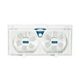 thumbnail image 1 of Lasko 8" Electrically Reversible Twin Window 2-Speed Fan, Model #2138, White, 1 of 5