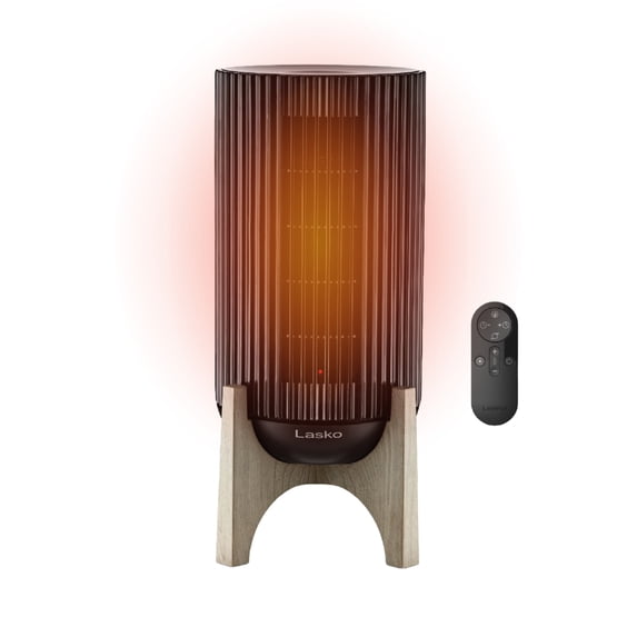 Lasko Artisan CX16550 Black 1500W 2 Speed, Oscillating, Remote, Timer Ceramic Tower Space Heater