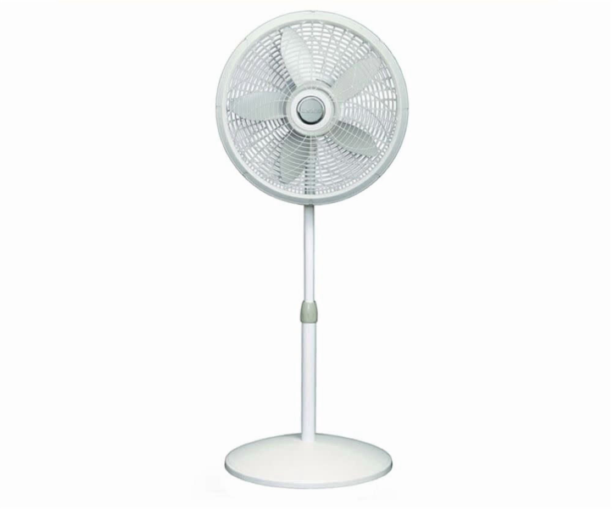 Lasko Blue Plug Oscillating Pedestal Fan 54 1/2In H X 18In D 3 Speed