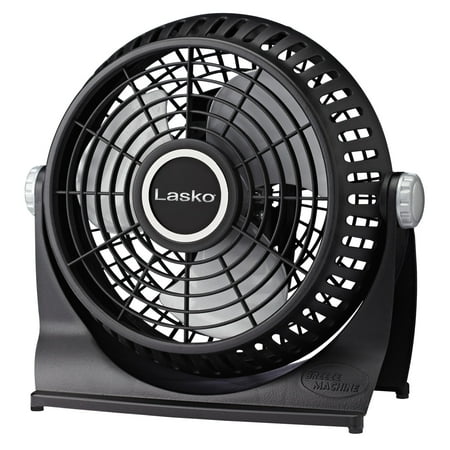 Lasko - 8 in. Breeze Machine® Fan with 3 Speeds - Black
