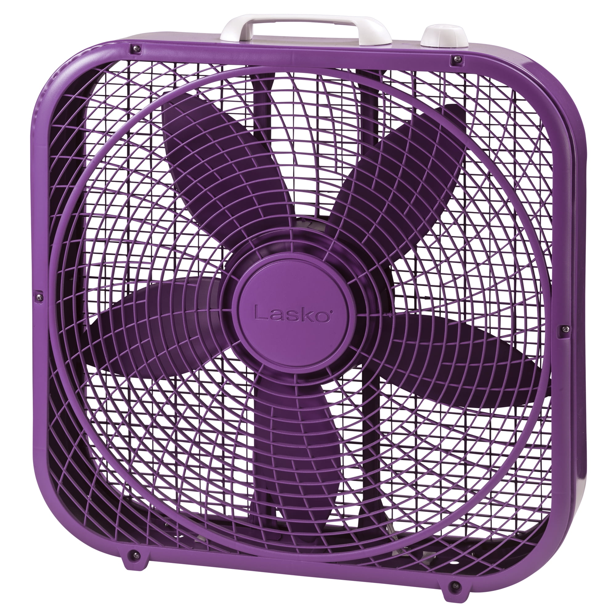 Lasko Cool Colors 20 3-Speed Energy Efficient Box Fan, B20309, Purple,  21.5L, New - Walmart.com