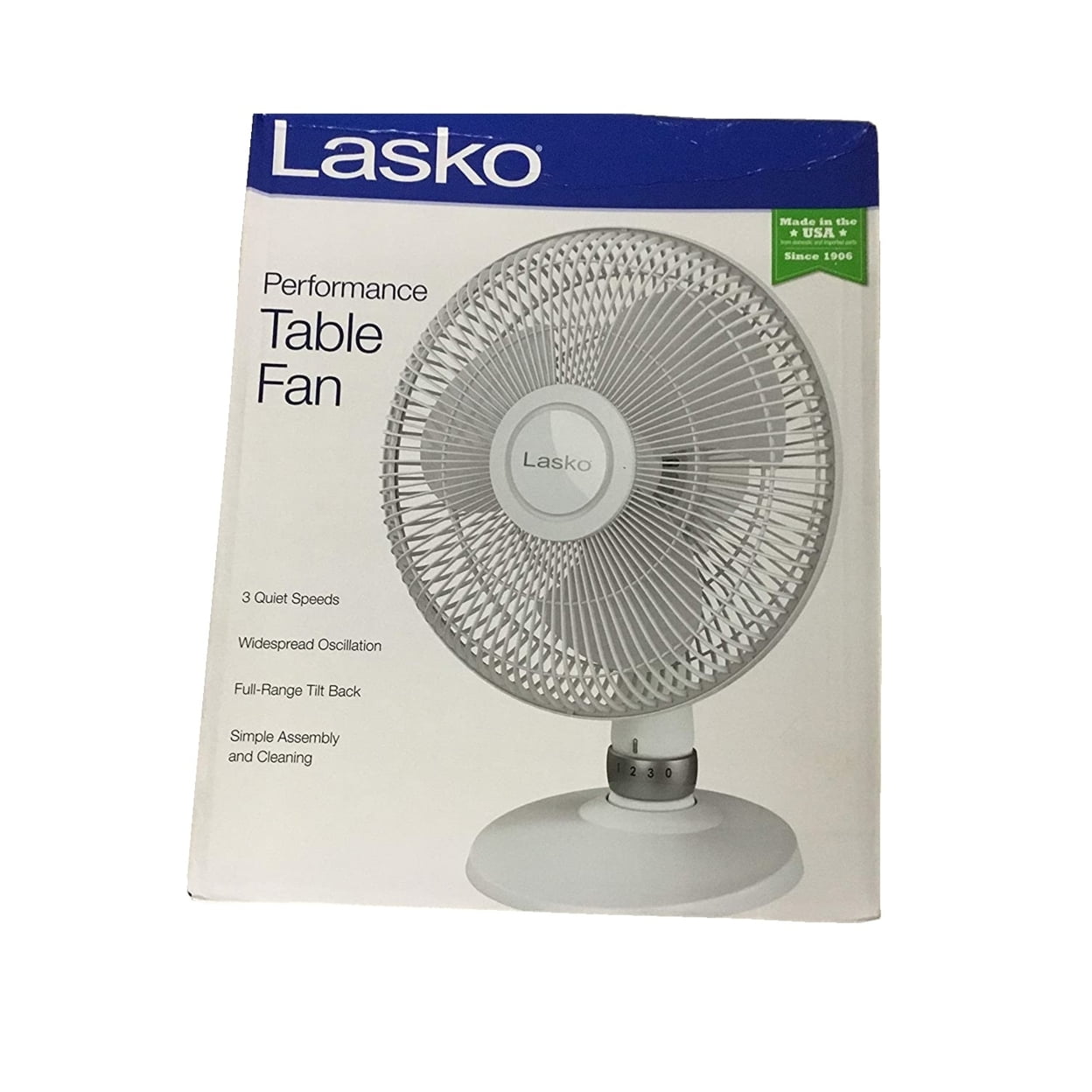 Lasko D12225 12 Performance Table Fan, White - Walmart.com