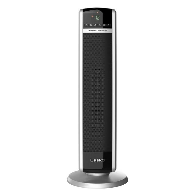 Lasko 29" 1500W Ceramic Tower Space Heater with Thermostat, Remote