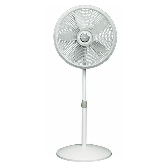 Lasko ENERGY EFFICIENT 18 Inch Pedestal Standing Fan with 3 Speeds, Adjustable Height & Widespread Oscillation with Stylish Elegant Grill