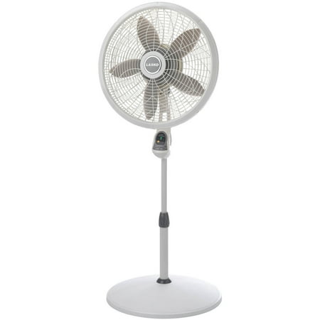 Lasko Elegance & Performance 18" Pedestal Fan with Remote, 54.5" H, White, 1850, New