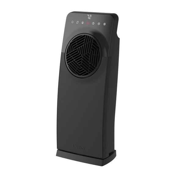 Lasko Revolution II 23" 1500W Ceramic Console Space Heater, 3-Speeds, Child Lock, Black, CC23645