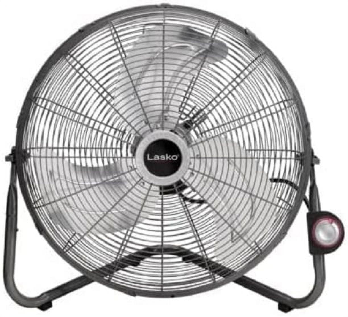 Lasko 20" High Velocity Gray Metal Floor or Wall Fan