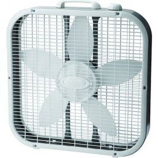 Lasko Lasko 3733 Box Fan, 3Speed, 1710 Cfm Air, White