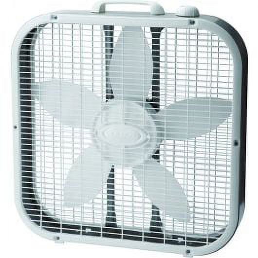 Lasko Lasko 3733 Box Fan, 3Speed, 1710 Cfm Air, White