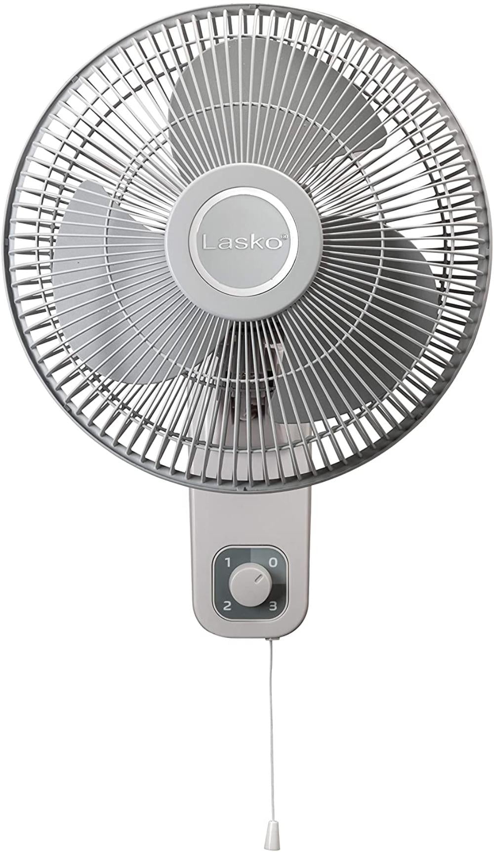 Lasko M12900 Oscillating 12 inch Wall Mount Fan for Indoor Use, Light