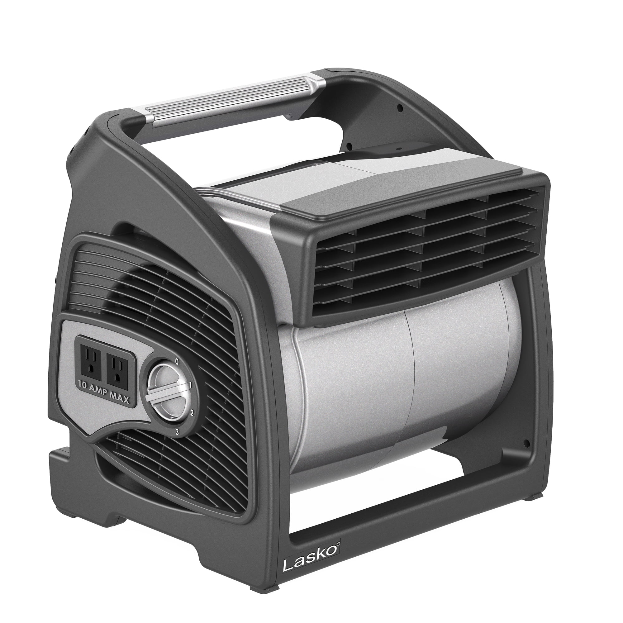 Lasko Max Performance Pivoting Utility Blower Floor Fan with Accessory  Outlet, U15701, Black - Walmart.com
