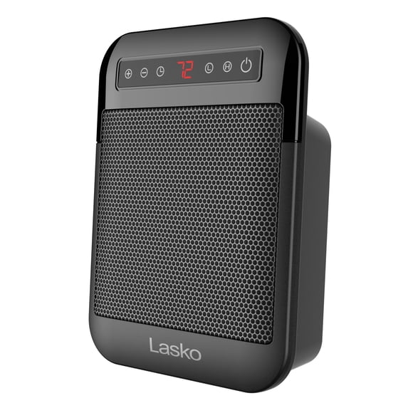 Lasko MyHeat Max 9" Portable Ceramic Space Heater with Timer, 1500W, Black, CD09100