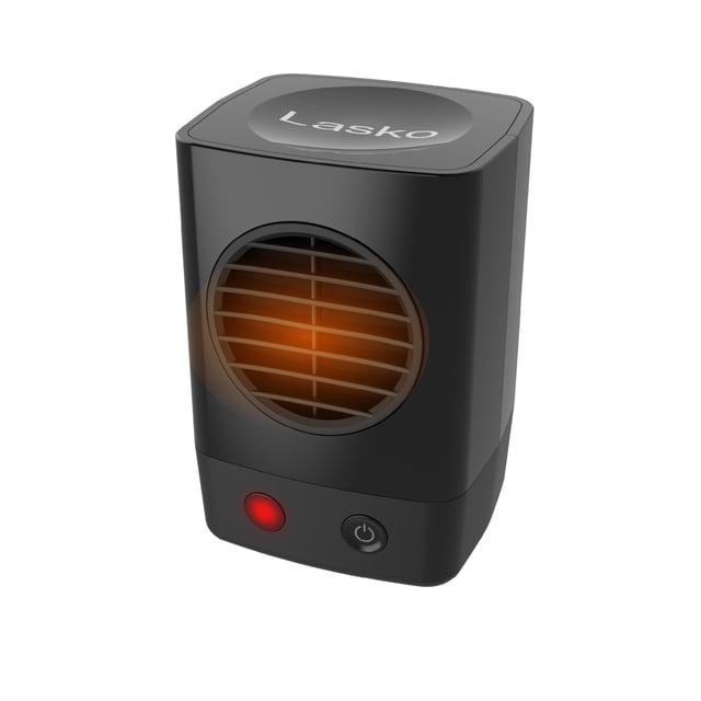 Lasko MyHeat Mini 200 Black 400W Single Speed Personal Ceramic Space Heater