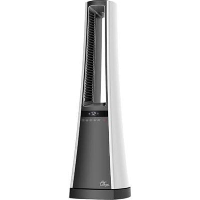 Black Bladeless Electric Heater with Remote Control