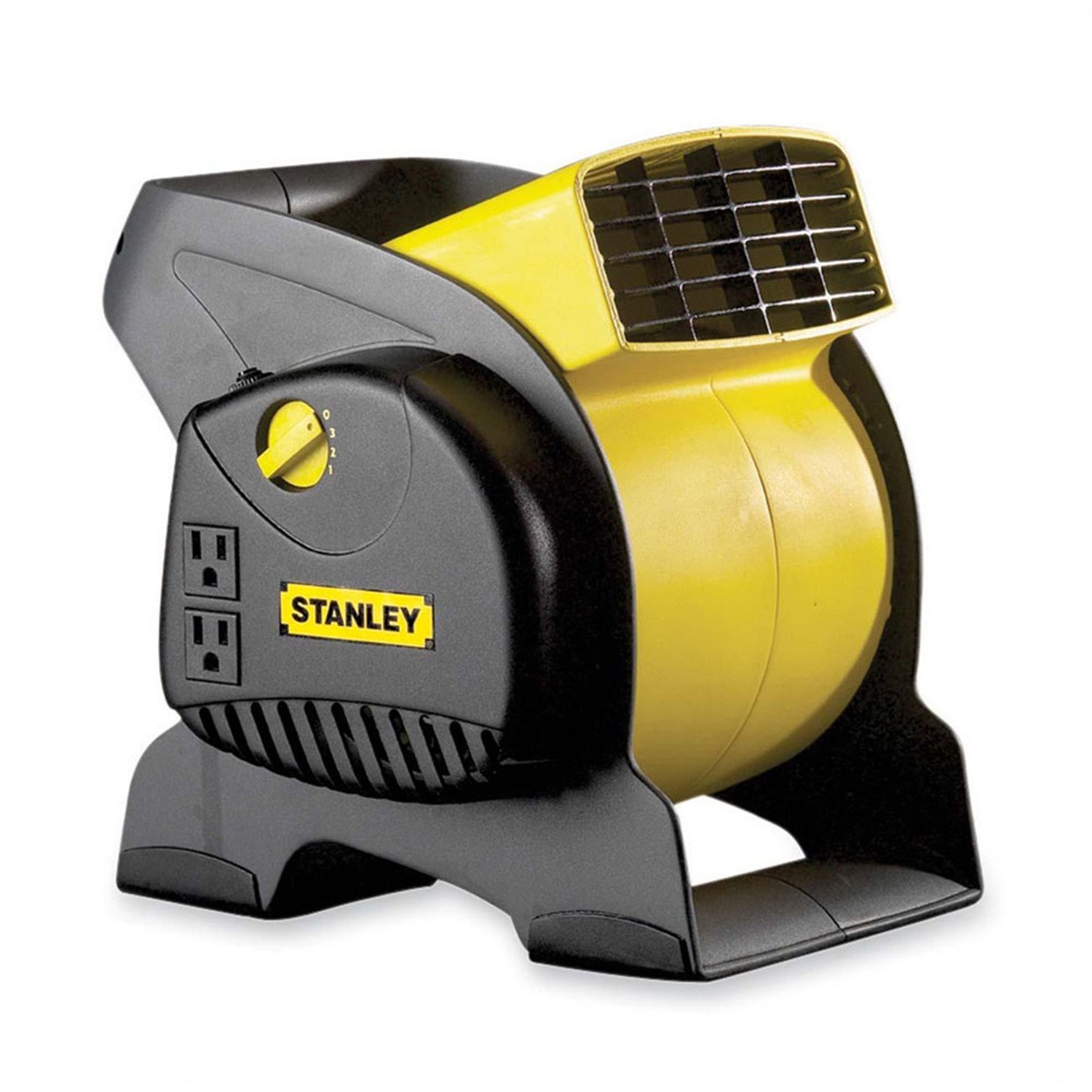 Lasko Stanley High Velocity Blower Fan with Outlets and Pivoting Head,  655702, Yellow - Walmart.com