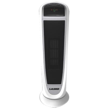 Lasko Tower Ceramic Heater with All NEW Patented Comfort System, with Digital Controls, Remote Included