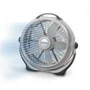 Lasko Wind Machine 20" 3-Speed Tilt Mechanism Floor Fan, Gray, 3300