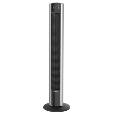 Lasko Xtra Air 48" 4-Speed Oscillating Remote Controlled Tower Fan, Black/Silver, T48332