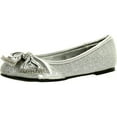 thumbnail image 1 of Lasonia Girls Flat Shoes with Bow and Rhinestone Accent, 1 of 4