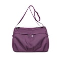 thumbnail image 1 of KXF Multi-layer Nylon Shoulder Bag for Women Large Capacity Crossbody Bag Lightweight Travel Satchel, 1 of 7