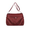 thumbnail image 1 of KXF Multi-layer Nylon Shoulder Bag for Women Large Capacity Crossbody Bag Lightweight Travel Satchel, 1 of 7