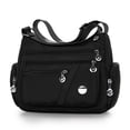 thumbnail image 1 of KXF Nylon Crossbody Bags for Women Waterproof Shoulder Bag Ladies Multi Pocket Tote Handbag Travel Messenger Bag, 1 of 8