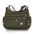thumbnail image 1 of KXF Nylon Crossbody Bags for Women Waterproof Shoulder Bag Ladies Multi Pocket Tote Handbag Travel Messenger Bag, 1 of 8