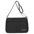 thumbnail image 1 of KXF Women Nylon Crossbody Satchel Purse, Lightweight Waterproof Multi Pocket Handbag for Daily Commute, 1 of 7