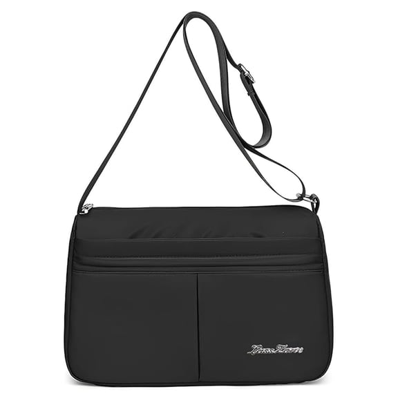 KXF Women Nylon Crossbody Satchel Purse, Lightweight Waterproof Multi Pocket Handbag for Daily Commute