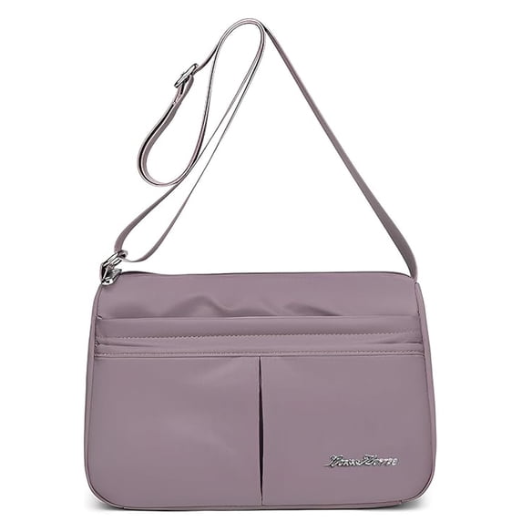 KXF Women Nylon Crossbody Satchel Purse, Lightweight Waterproof Multi Pocket Handbag for Daily Commute