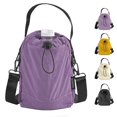 thumbnail image 1 of KXF Small Crossbody Bag for Women Water Bottle Carrier Bag Handbag Drawstring Shoulder Bag Nylon, 1 of 8