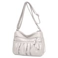 thumbnail image 1 of KXF Women Waterproof Soft Leather Shoulder Bag Messenger Crossbody Purse Multi Pocket Handbag, 1 of 9